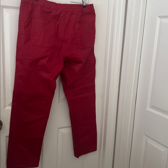 Balmain Red Quilted Joggers ( New ) - Picture 2 of 11